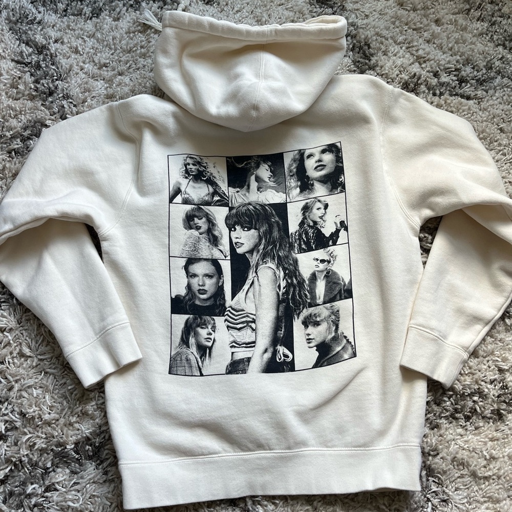Eras Tour Cream Hoodie